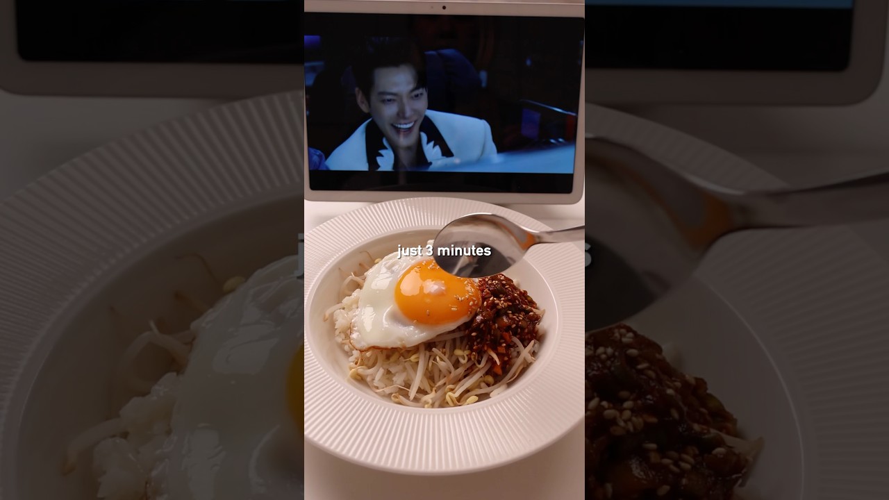 Microwave Kongnamul Bibimbap