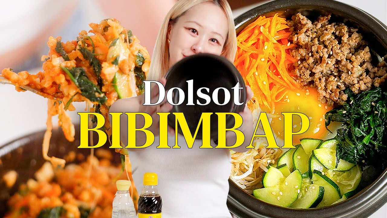 Restaurant-Quality Dolsot Bibimbap at Home. Real Korean Food