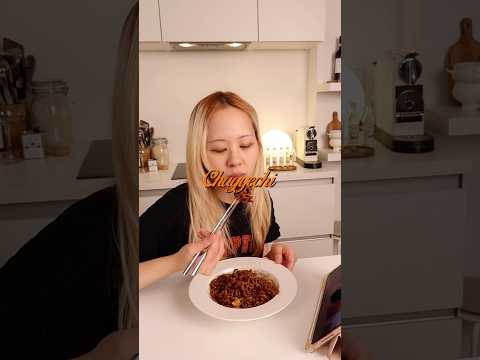Chagyechi | Chapagetti with egg & cheese #jjajangmyeon
