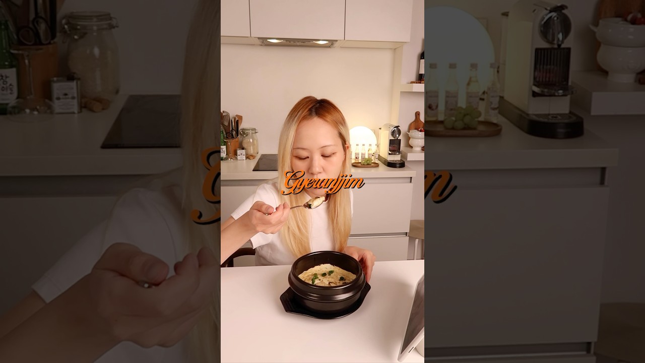 5min Microwave Korean Steamed Eggs | Gyeran jjim