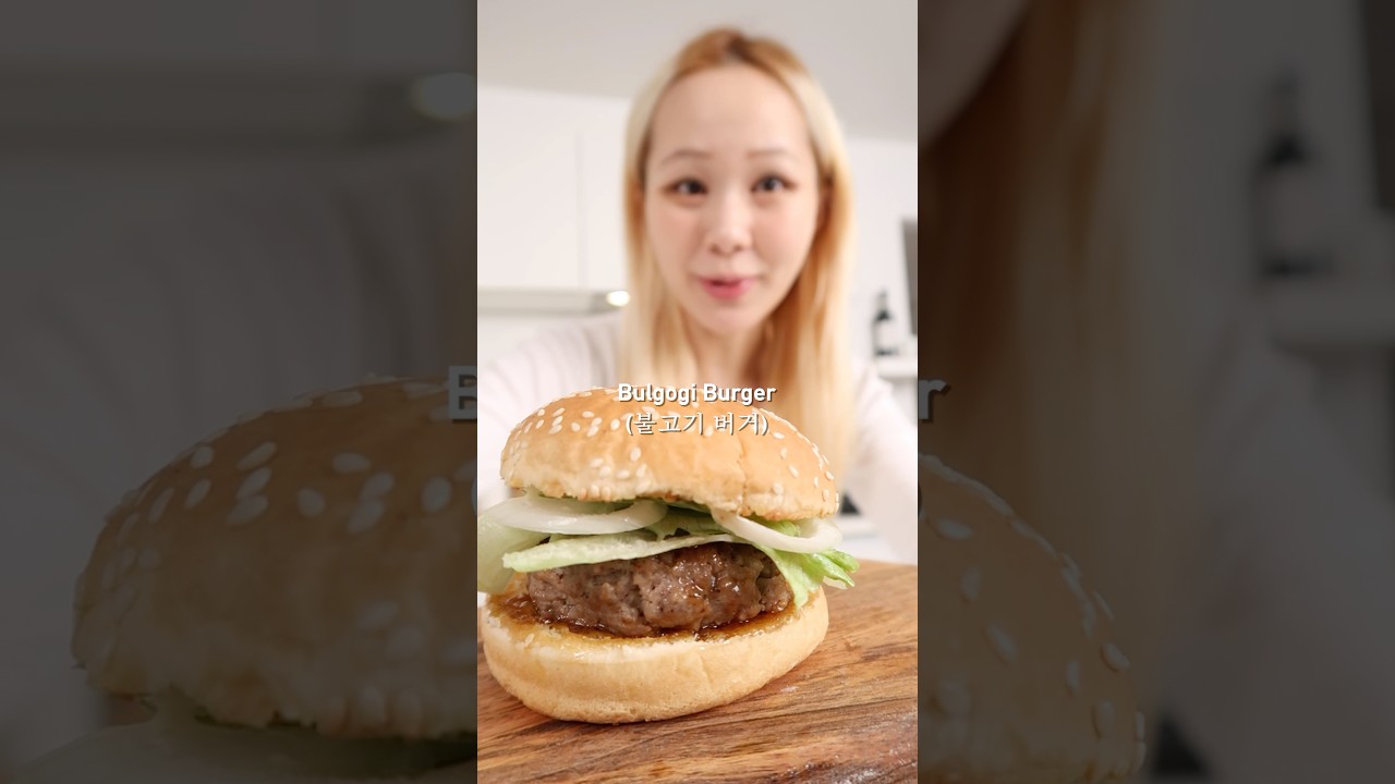 Original Korean Bulgogi Burger Lotteria Style