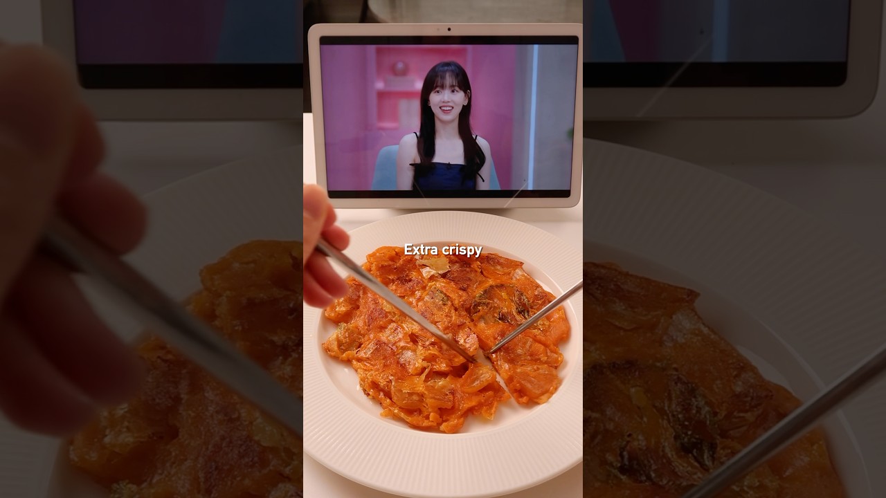 Extra crispy kimchi pancake