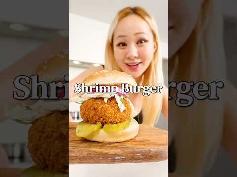 Korean Crispy Shrimp Burger