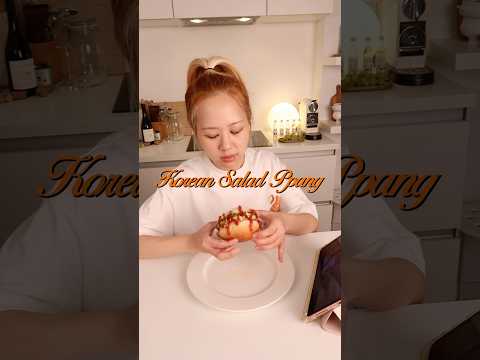 Original Korean salad bread. Korean sandwich
