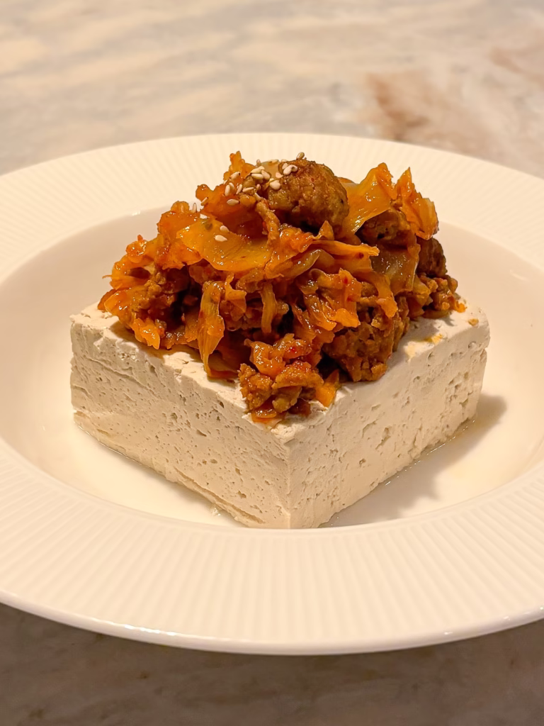 Meat Lover's Tofu Kimchi (Pork Dubu Kimchi) Tofu Kimchi