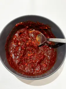 braised radish with tuna