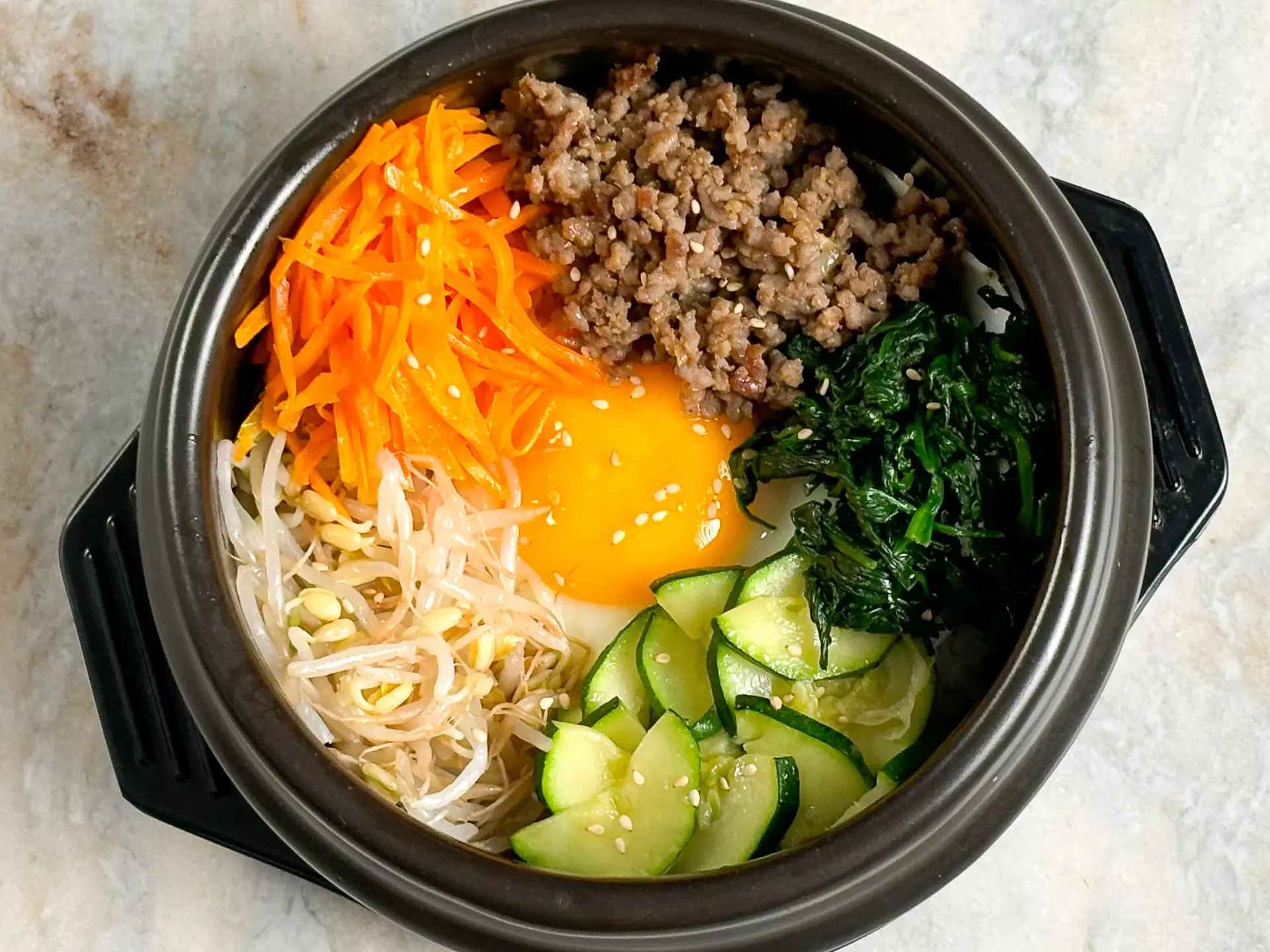 Dolsot Bibimbap Recipe with Secret Gochujang Sauce dolsot bibimbap