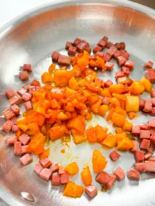 kkakdugi kimchi fried rice