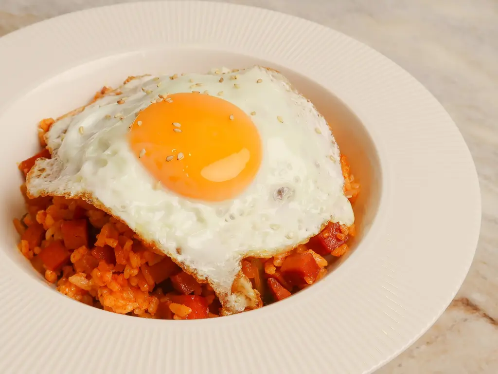 Radish Kimchi Fried Rice Recipe