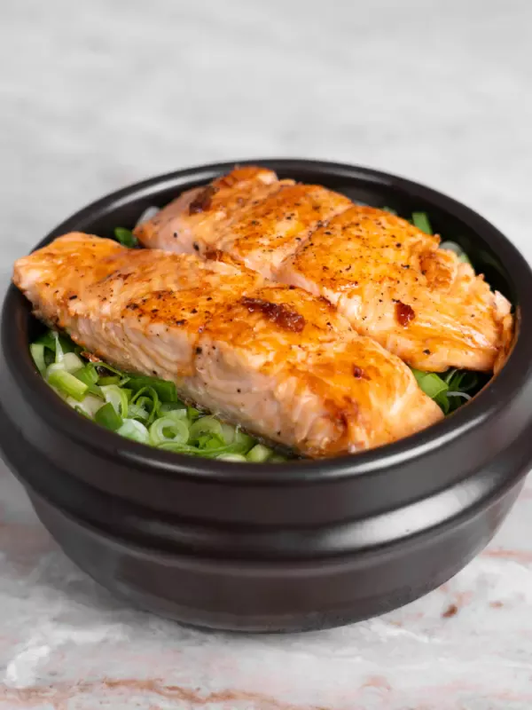 salmon pot rice