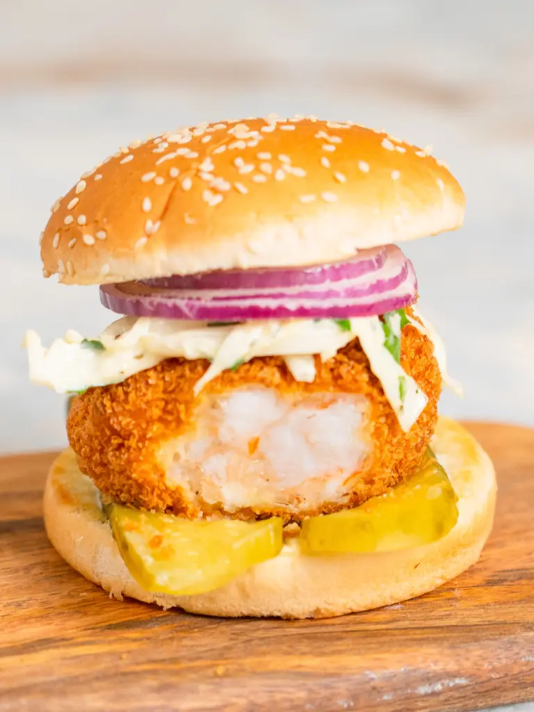 shrimp burger
