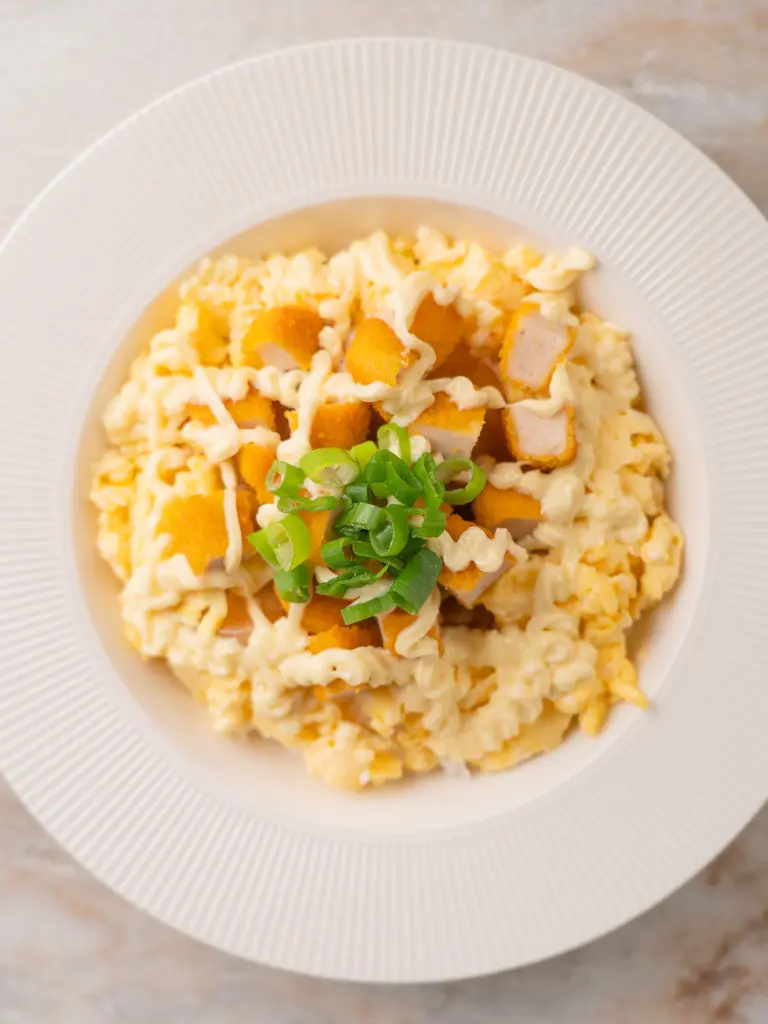 chicken mayo rice bowl