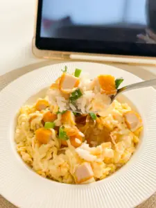 chicken mayo rice bowl