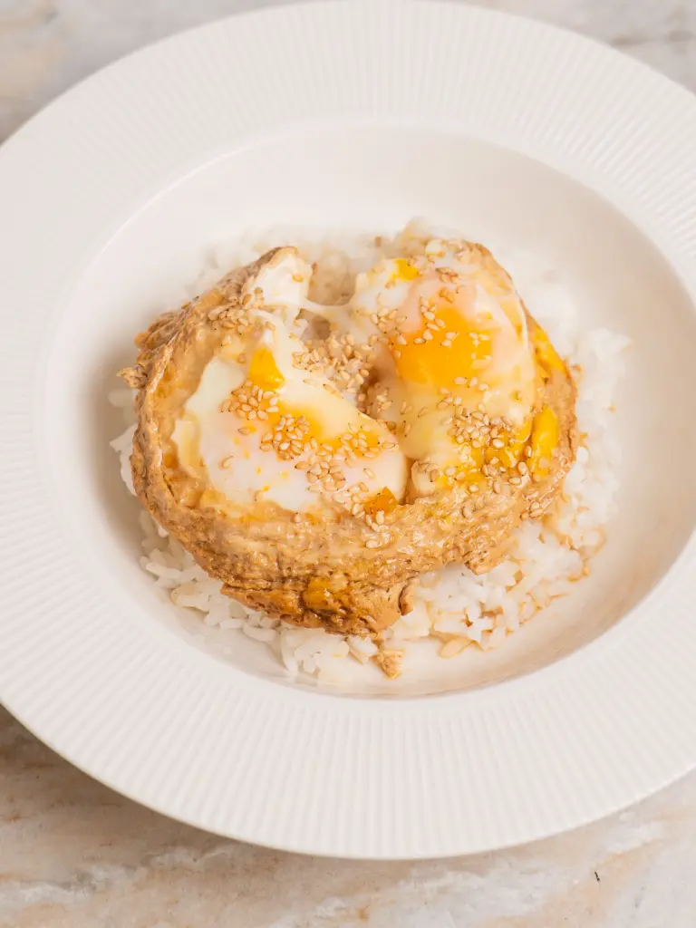 Korean egg rice