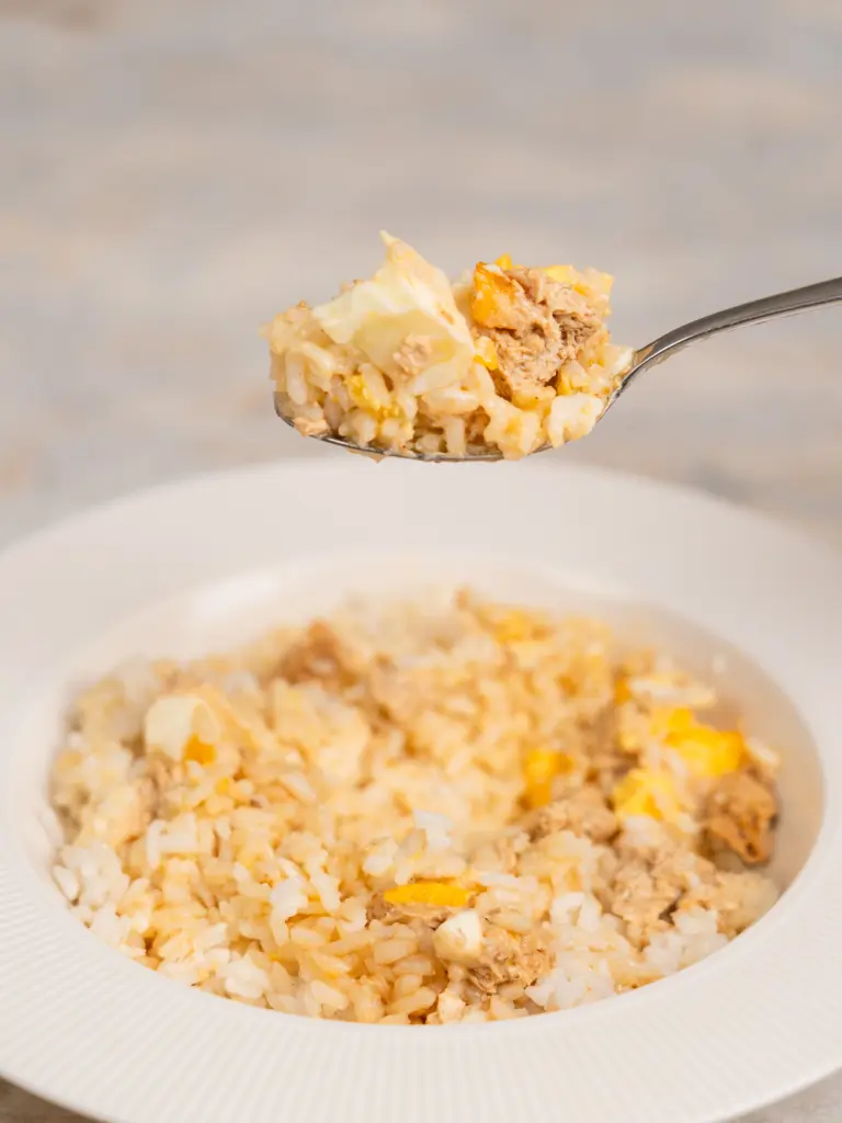 Korean egg rice