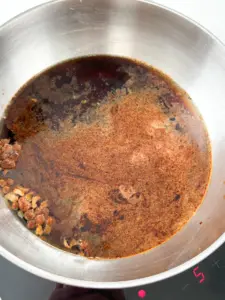 chapagetti with egg cheese