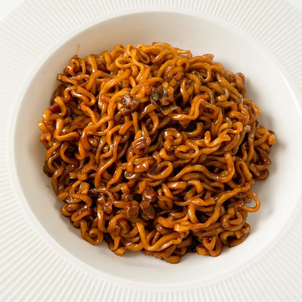 Chagyechi: The Korean Chapagetti Hack with Egg and Cheese creamy chagyechi: chapagetti noodles hack