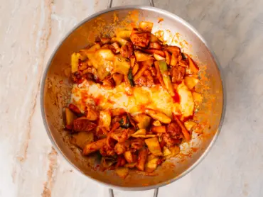 cheese dakgalbi
