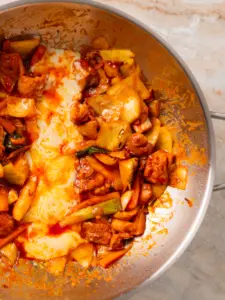 cheese dakgalbi