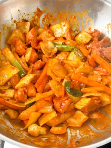 cheese dakgalbi