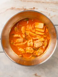 mandu jeongol, gochujang recipe