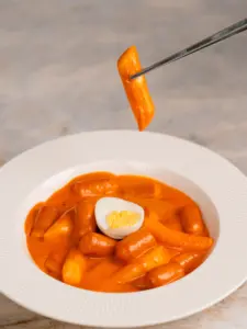 rose tteokbokki