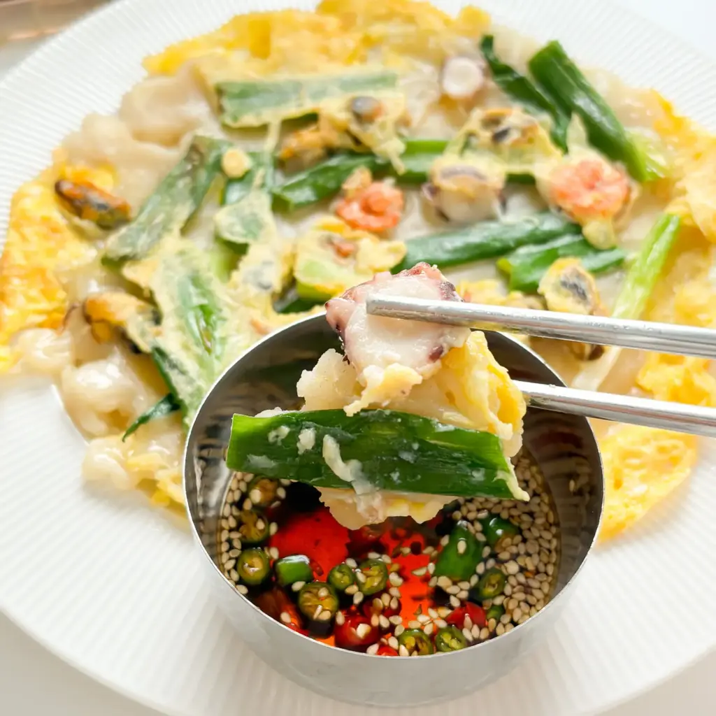 seafood scallion pancake