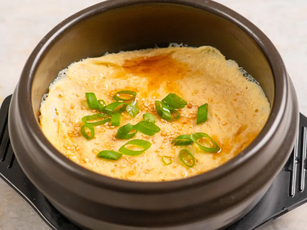 5 Minute Microwave Korean Steamed Eggs - Easiest Gyeranjjim Recipe Korean steamed eggs