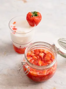 Korean strawberry syrup
