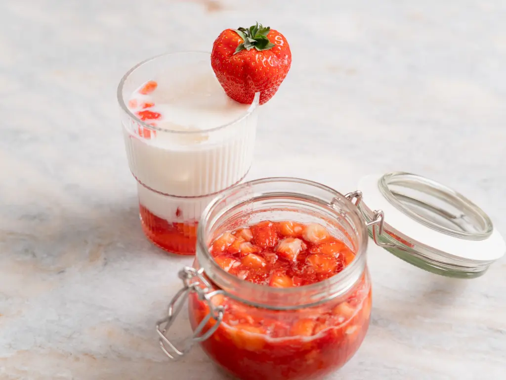 Korean strawberry syrup