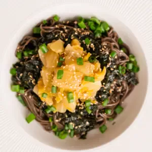 Kimchi Perilla Oil Noodles - Deulgireum Makguksu perilla oil noodles