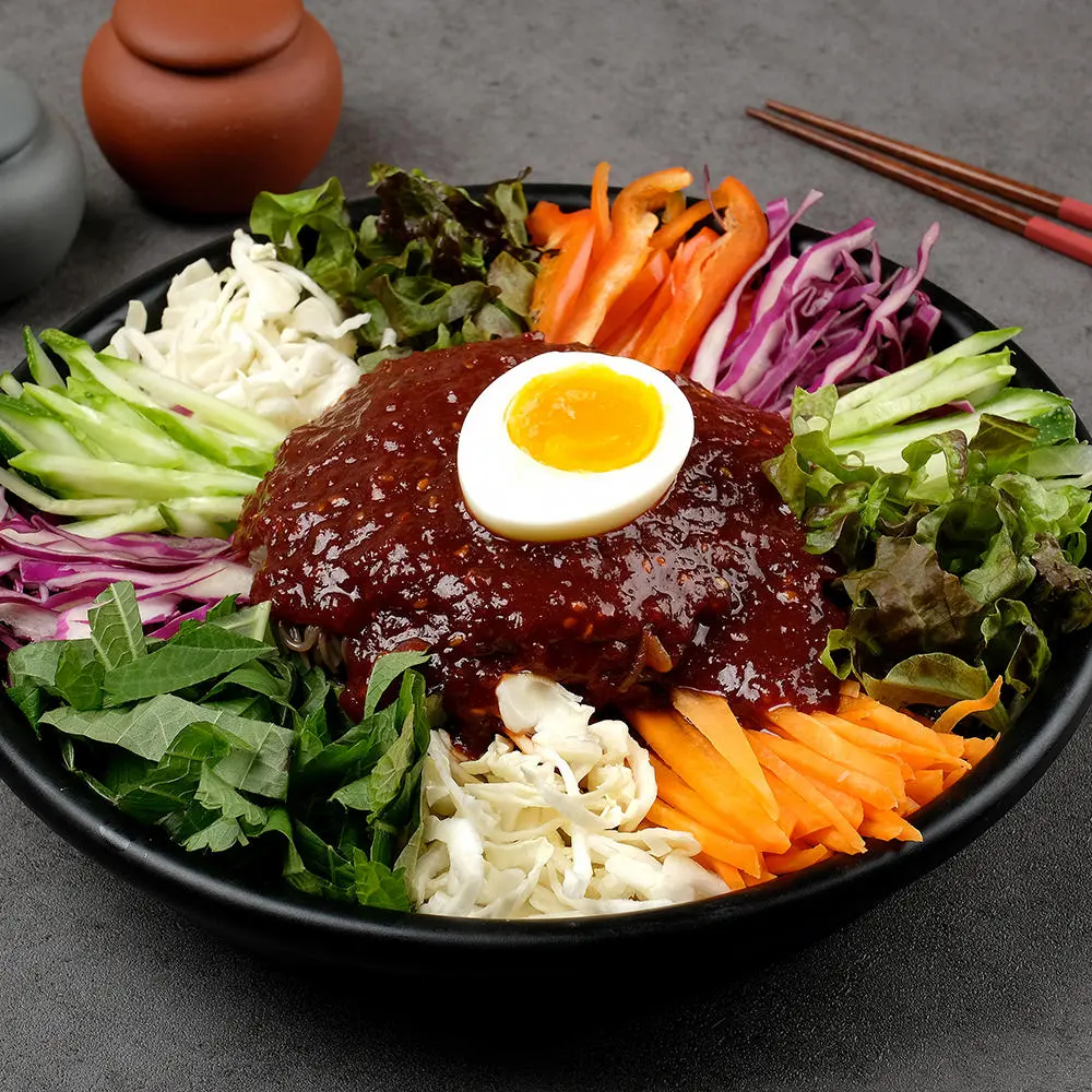 Kimchi Perilla Oil Noodles - Deulgireum Makguksu Kimchi Perilla Oil Noodles - Deulgireum Makguksu