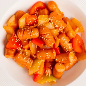 5-Minute Korean Sausage Stir Fry, Easy Banchan Korean sausage stir fry