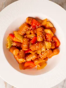 Korean sausage stir fry