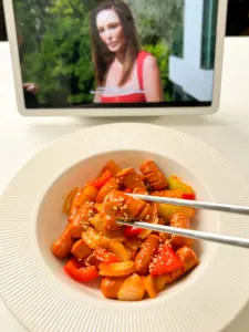 Korean sausage stir fry