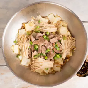 Steamed Pork with Cabbage - Weight Loss Korean Hot Pot steamed pork
