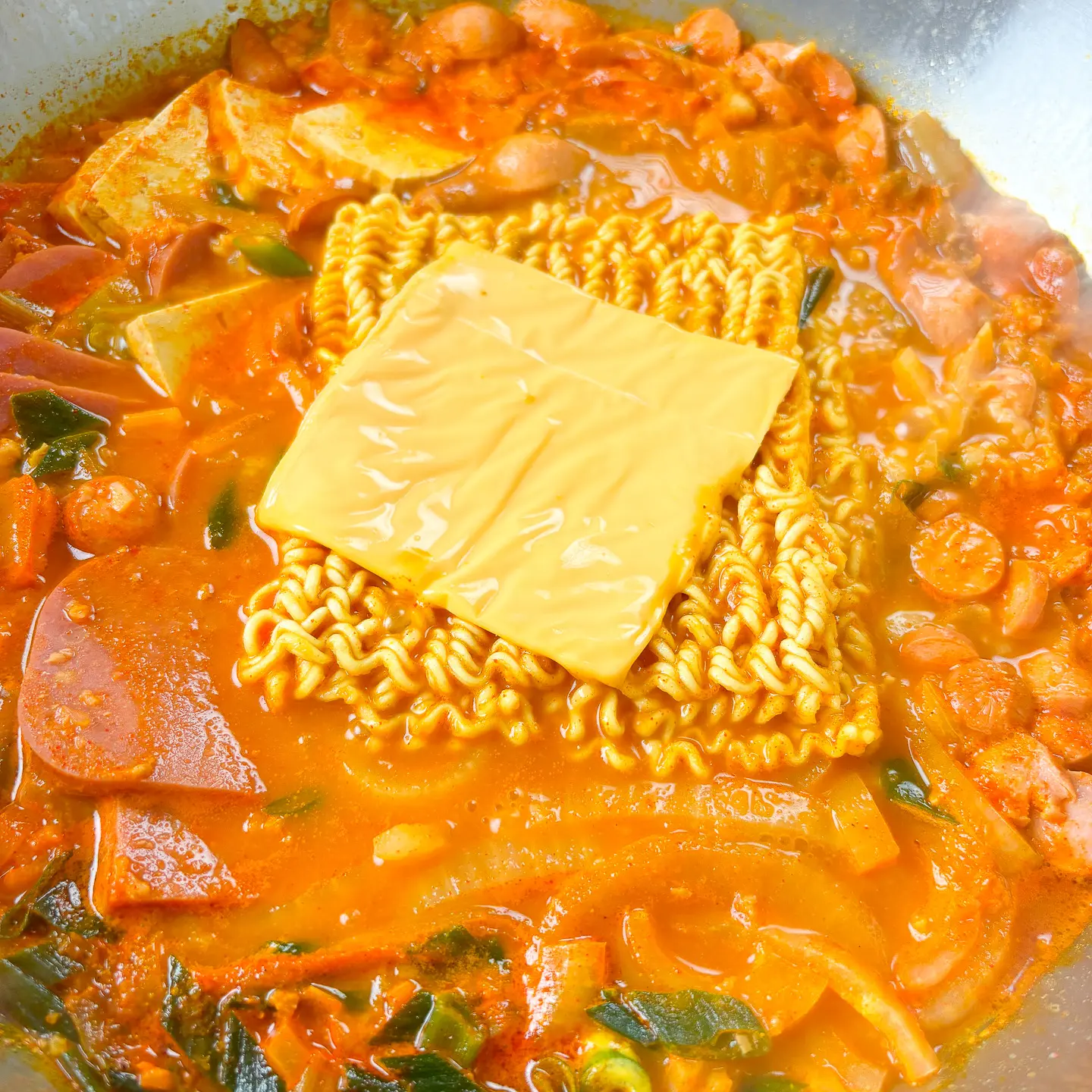 Authentic Budae Jjigae, Korean Army Stew at home budae jjigae