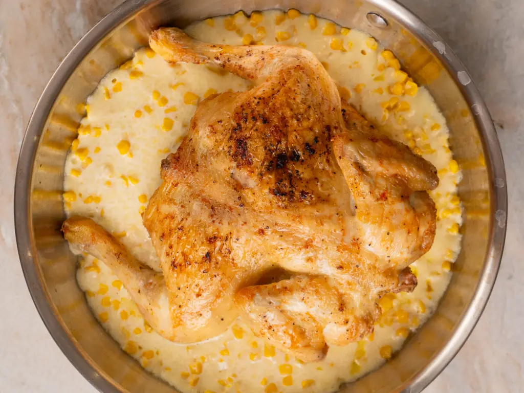 corn cheese chicken