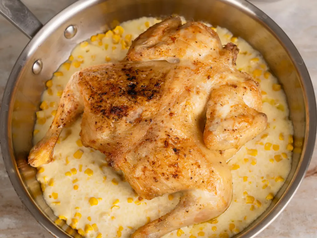 corn cheese chicken