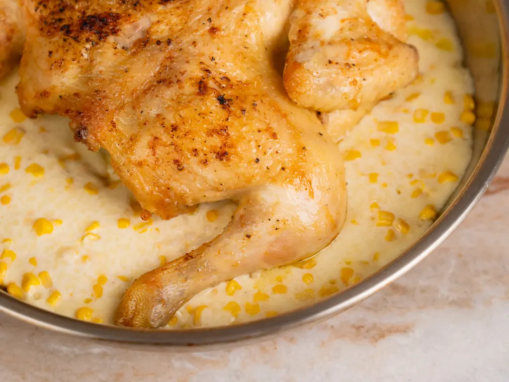 corn cheese chicken