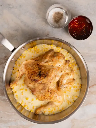corn cheese chicken