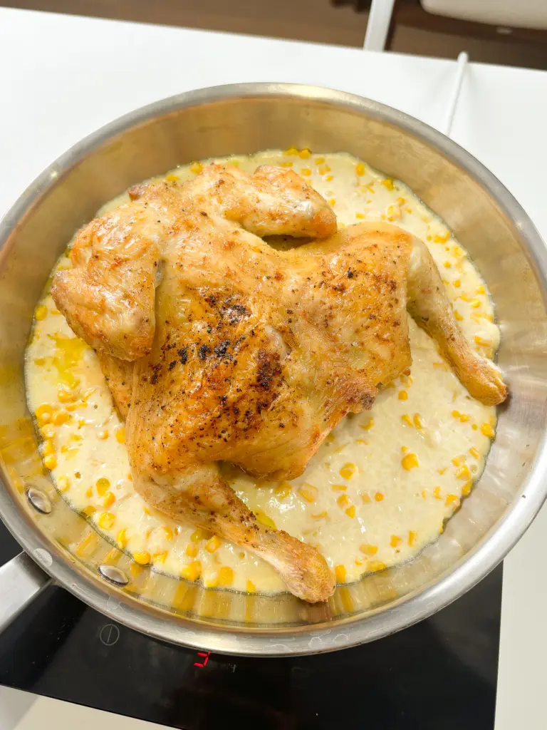corn cheese chicken