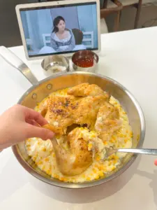 corn cheese chicken