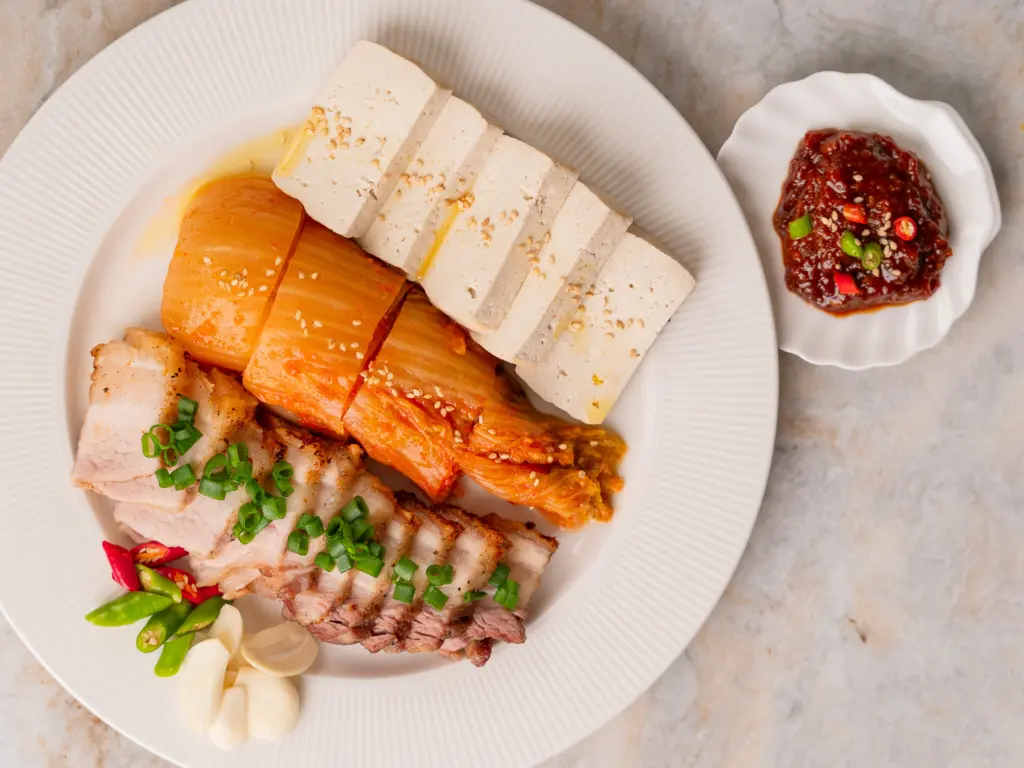 Samhap: Bossam Dubu Kimchi Trio samhap