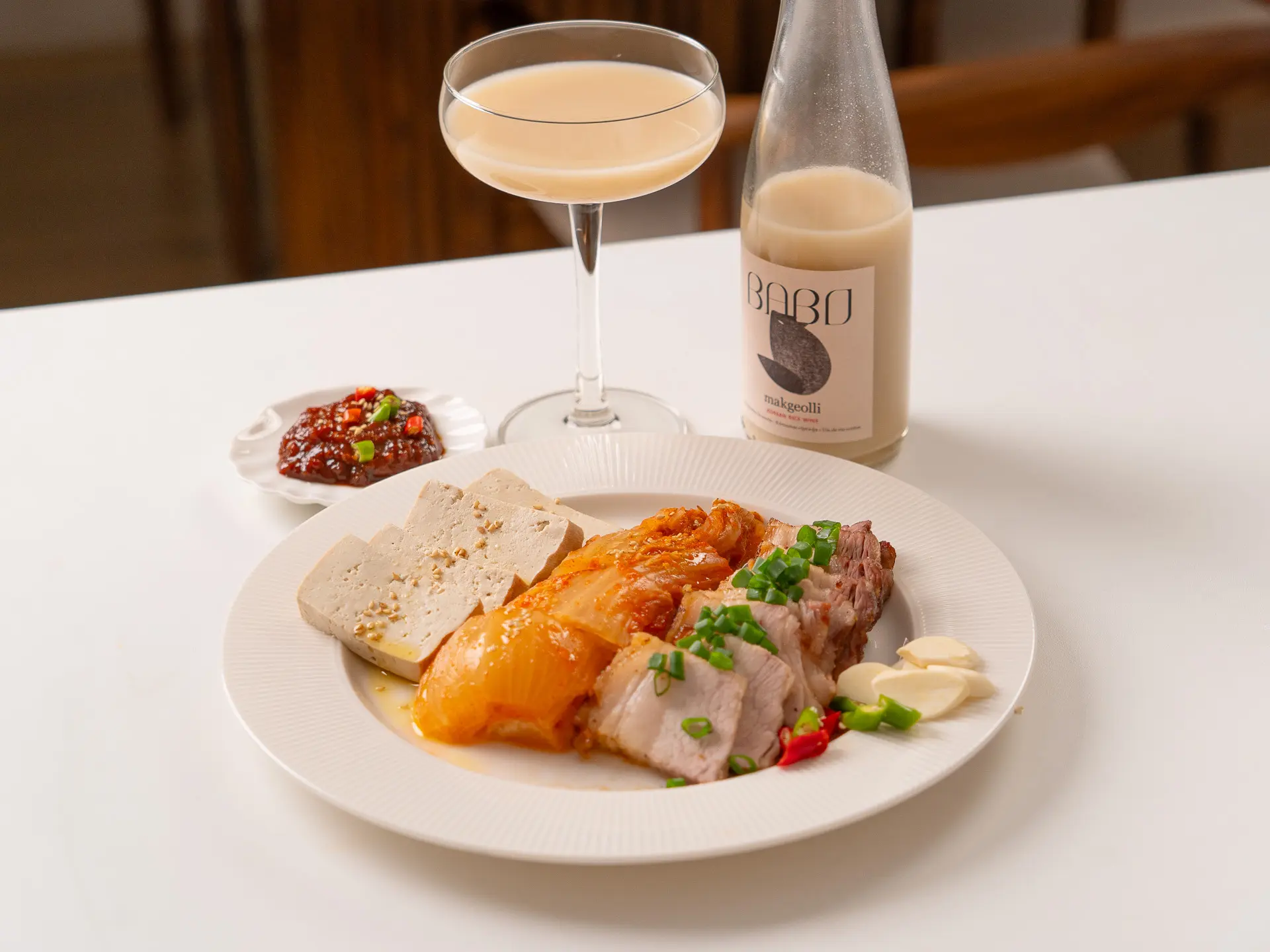 Samhap: Bossam Dubu Kimchi Trio samhap