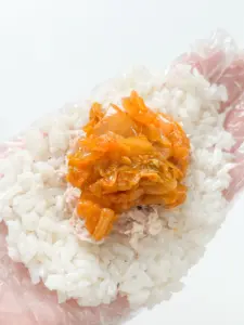 kimchi tuna jumeokbap