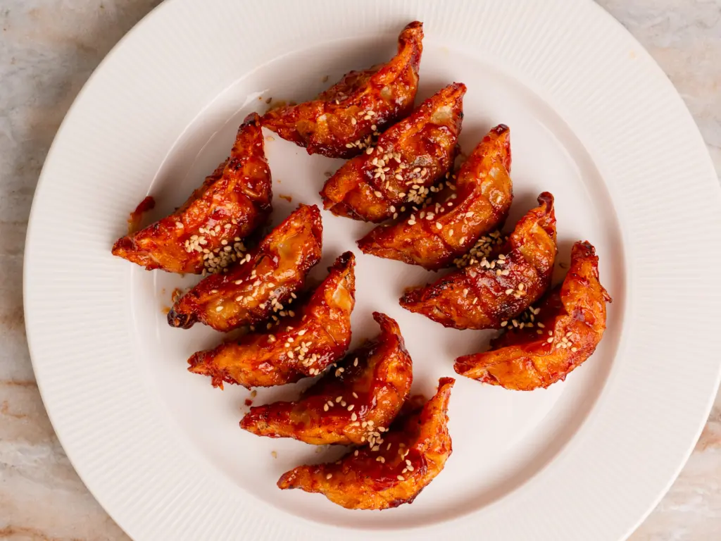 Yangnyeom Mandu - Sweet and Spicy Korean Gyoza yangnyeom mandu