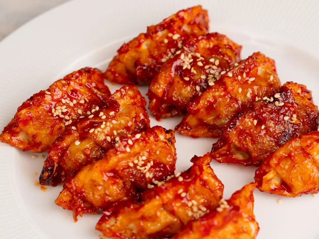 Yangnyeom Mandu - Sweet and Spicy Korean Gyoza yangnyeom mandu
