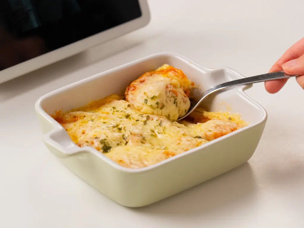 rose mandu gratin