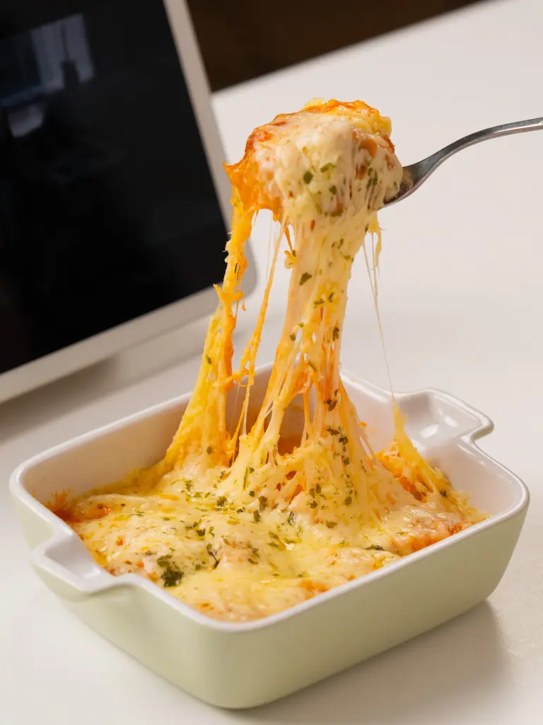 rose mandu gratin
